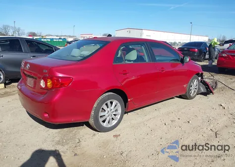 2010 Toyota Corolla Xle z USA, uszkodzony, nr VIN 1NXBU4EE7AZ270678